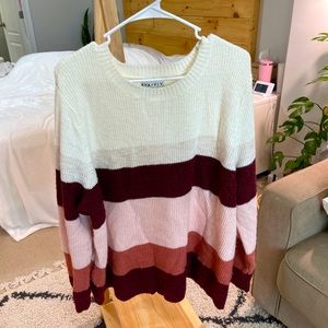 AVA&VIV Color Block Sweater size 3X